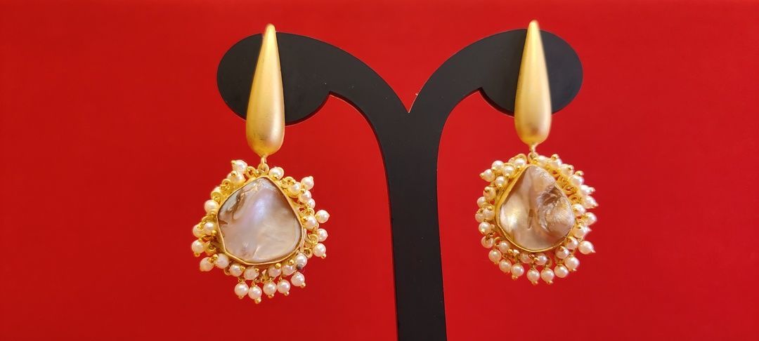 Druzzy earrings  uploaded by Dhanwantri jewels on 3/29/2021
