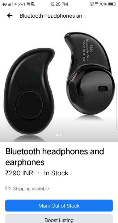 Wireless earphones  uploaded by business on 3/30/2021