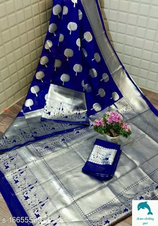 Art silk Saree  uploaded by business on 3/30/2021