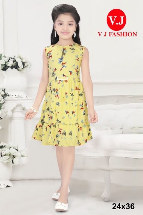 Creap Fabrics Girls Midi  Size.24 ×36,, 4colour uploaded by KAMDHENU CREATIONS on 3/30/2021