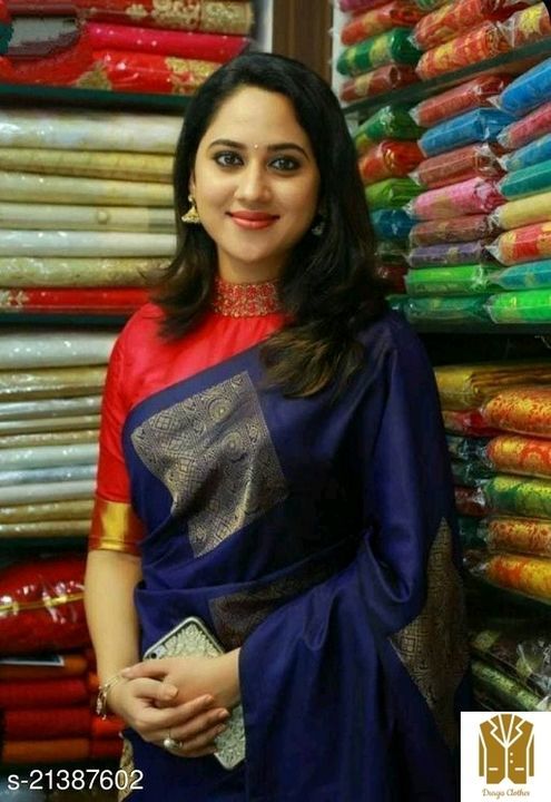 Post image Kashvi Refined Sarees

Saree Fabric: Litchi Silk
Blouse: Running Blouse
Blouse Fabric: Banarasi Silk
Pattern: Woven Design
Blouse Pattern: Zari Woven
Multipack: Single
Sizes: 
Free Size (Saree Length Size: 5.5 m, Blouse Length Size: 0.8 m) 

Dispatch: 2-3 Days