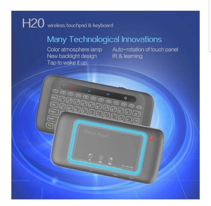H20 mini keyboard with mouse pad uploaded by Techgets on 3/30/2021