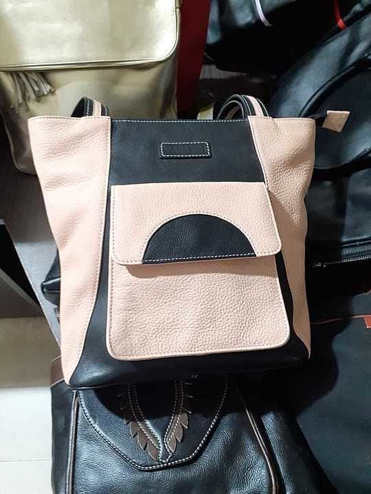 Ladies leather hand bags uploaded by Zubair Enterprises on 7/20/2020
