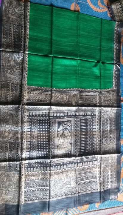 Pure tussur madhubani  uploaded by S.k. boutique & textile  on 3/30/2021