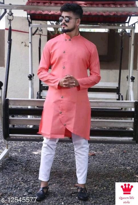 Post image Men's kurta set's 
Febrik- cotton blend
Size- free size available
No shipping charge
DM for order
What's up me 7850801988