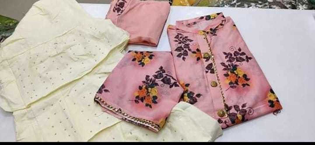Post image Exclusive Dress Material Suit  For Women

▪ Top Fabrics:- PC COTTON PRINT( SEMI STICHED) 
▪ Bottom Fabric:* :- PC COTTON PLAZZO ( with Moti Diomond ) 
▪ *Dupatta:* NAJMIN (FOUR SIDE PRINT LESS) Cut:- 2:20

▪ *Size:* Free Size upto 44 (FULL Stitched)

▪ *Rate:* Rs 650 /-

✔Best Quality 
✔Ready Stock