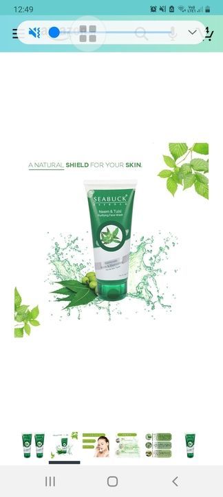 SEABUCK NEEM AND TULSI FACE WASH uploaded by business on 3/30/2021