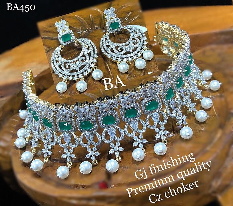 Ad stone choker set uploaded by business on 7/20/2020