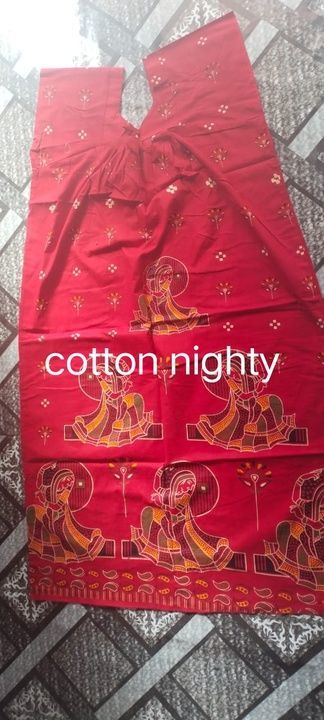 Cotton nighty uploaded by Alisha treding company on 3/31/2021