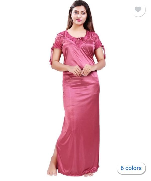Post image Nighty available in satin and cotton both material.for wholesale and retail.