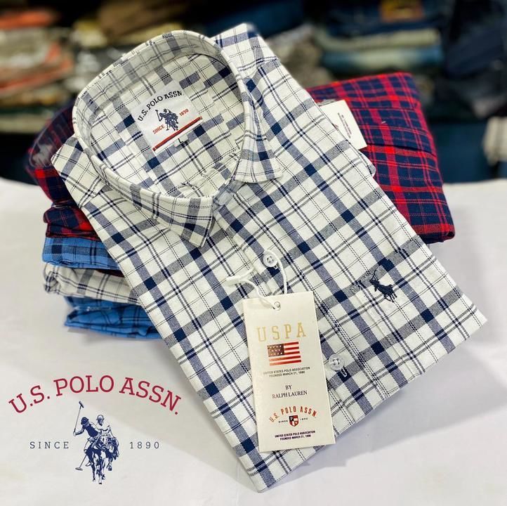 Post image *New Collection Arrived*

❤️❤️❤️
*Uspolo Assn Shirts ❤️❤️❤️❤️*
SURPLUS 

*High Quality Store Article Checks Shirts For Mens In Fullsleeves✅*

*Fabric :-100% Cotton (Superior Quality)✅*

*Size - M L XL XXL*

*Price-399+$*

*Quality Fully Guaranteed*💯

❤️❤️❤️❤️❤️


*High Quality Stitched