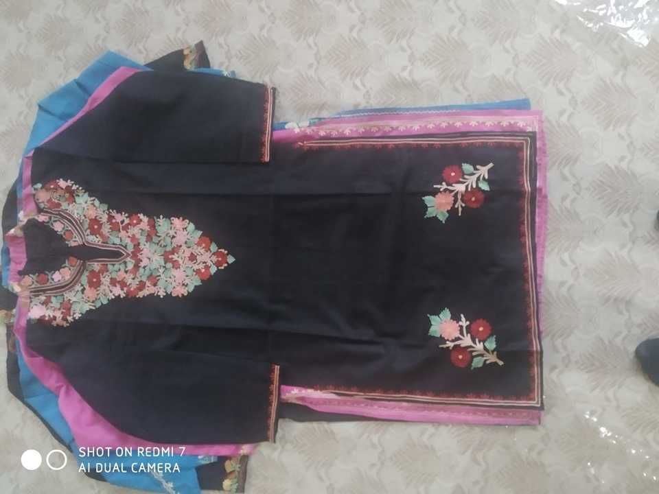 Post image Kurties with kashmiri Ari work interested person who want to buy can contact me on 7006353783