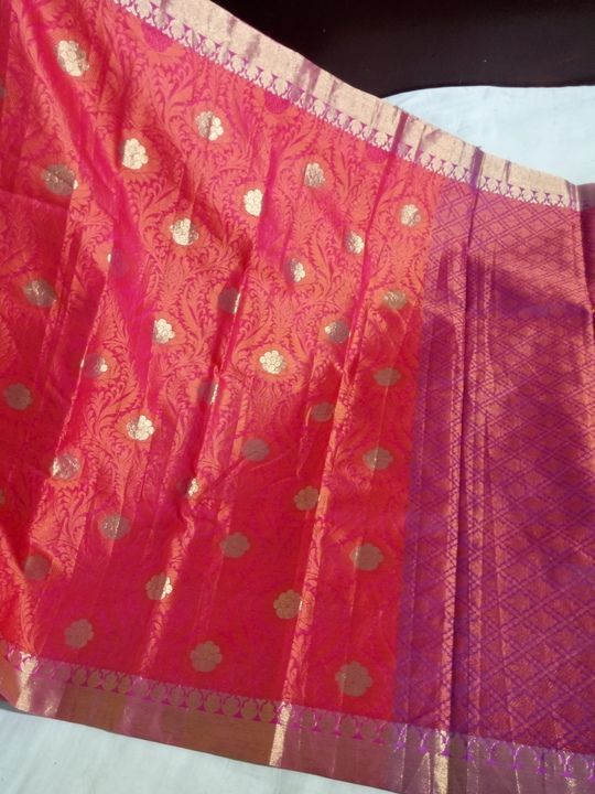 Soft organza silk# mina zari# tanchui saree uploaded by business on 3/31/2021