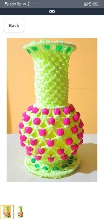 macrame flower vase  uploaded by Mahi entrprises on 3/31/2021