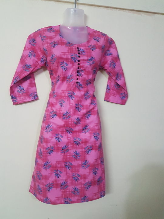 Summer wear cotton kurti uploaded by The passion zone on 3/31/2021