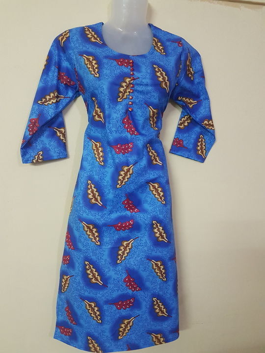 Summer wear cotton kurti uploaded by The passion zone on 3/31/2021