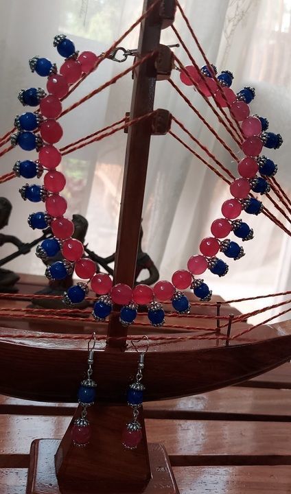 Onyx beads necklace uploaded by Sai Ganesh FireFlies on 4/1/2021