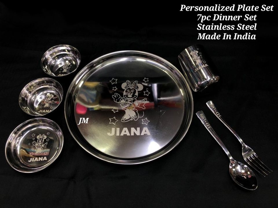 Personalized Plate Set uploaded by JM Gifts & Personalisation on 4/1/2021