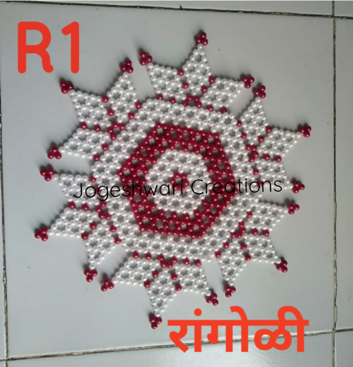 Rangoli uploaded by Jogeshwari Creations on 4/1/2021