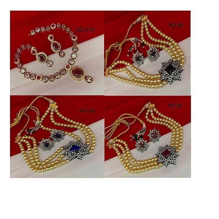 Reverse AD kundan sets. Pls message or call for individual price uploaded by Ridhi Sidhi Jewels  on 7/21/2020