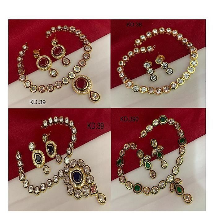 Reverse AD kundan sets. Pls message or call for individual price uploaded by business on 7/21/2020