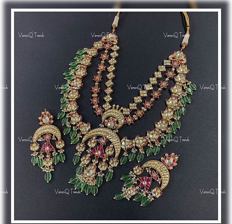 VeroniQ Trends-Meenakari Polki Earrings With Fish Design,Jaipur Jewelry-VQ

 uploaded by business on 7/21/2020
