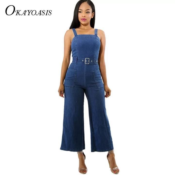 Post image 🌈BEST PRICE OFFER🌈

Denim jumpsuit with belt😍😍💕💕
Price - 799 free shipping 
Sizes available-
L - 32 bust , 28 waist
Xl - 34 bust , 30 waist
Xxl - 36 bust , 32 waist
Length - 45’
Fabric- heavy quality denim

No less