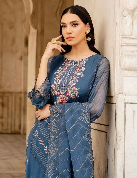 Post image Luxury and stylish ethnic clothing brand Zaitoon,  designed &amp; produced in Dubai-UAE , unstitched / ready to wear formal luxury wear (ladies 3pcs suits ) produced from flowing fabrics, intricate embroideries, exquisite embellishments to vibrant and sophisticated digital prints, made from some of the finest materials such as chiffon, cotton lawn, voile, cambric, jacquard, khadi, organza, satin, velvet etc.