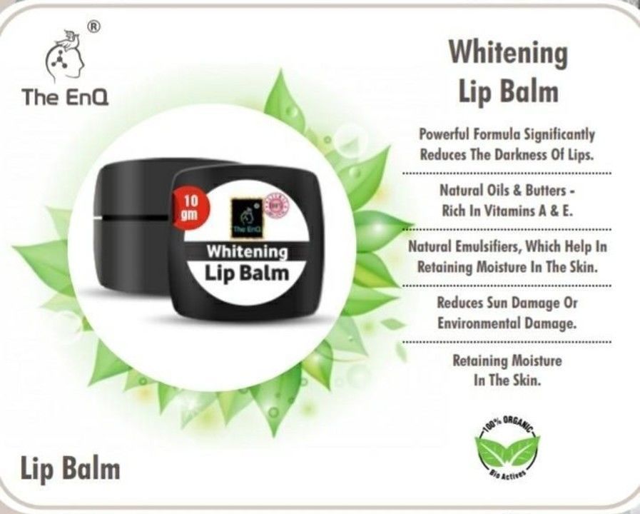 The EnQ Whitening Lip Balm uploaded by Ahilya Traders on 4/2/2021