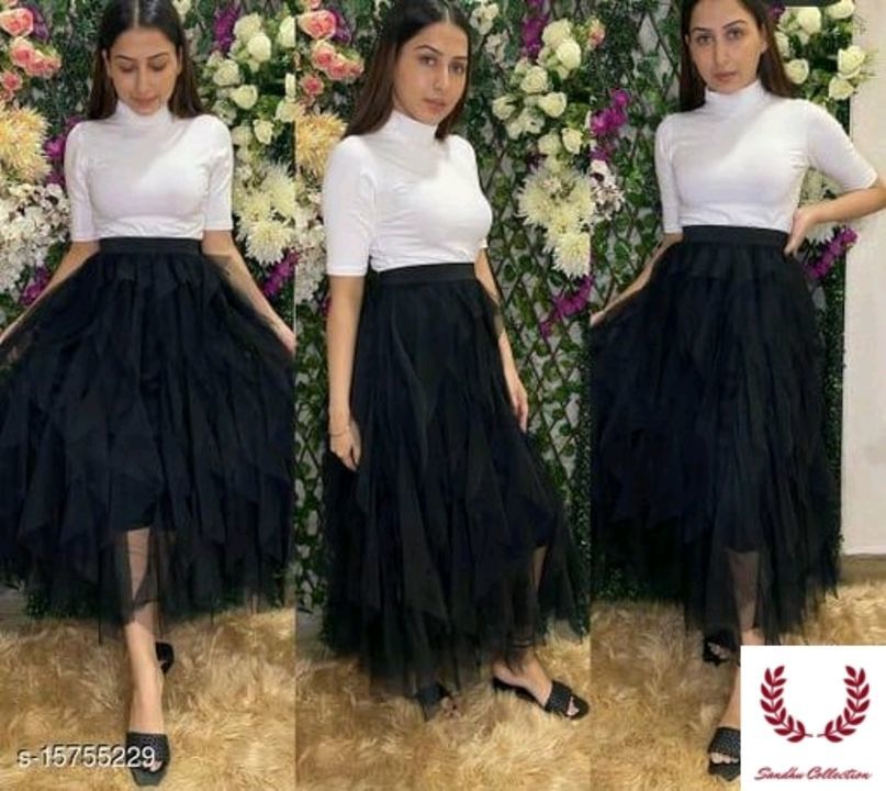 Women western skirt uploaded by Sandhu collection on 4/2/2021