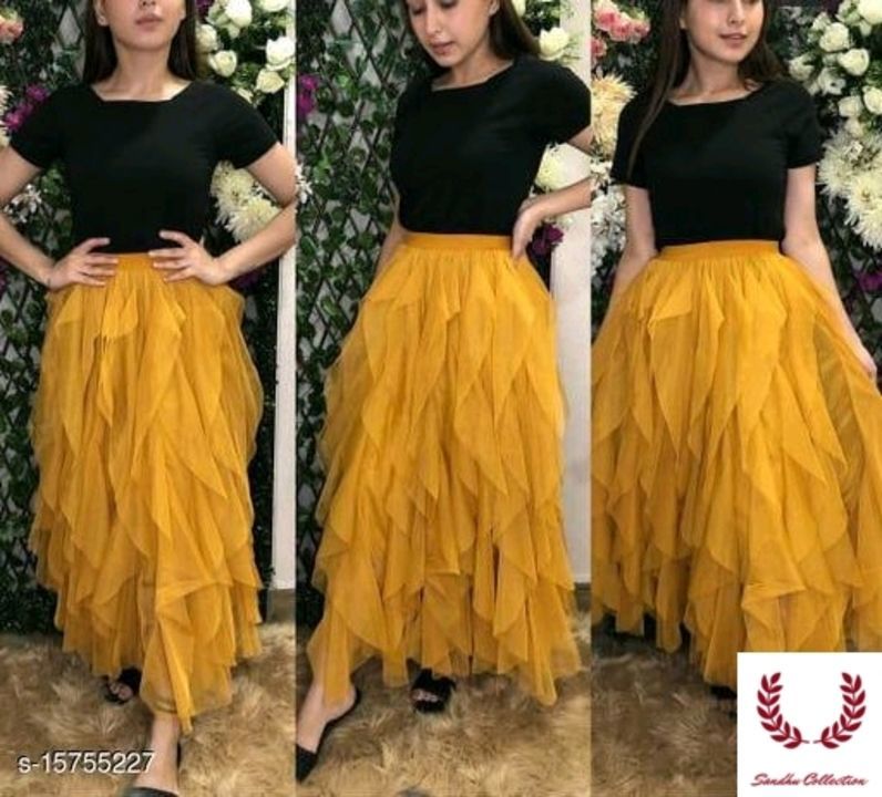 Women western skirt uploaded by Sandhu collection on 4/2/2021