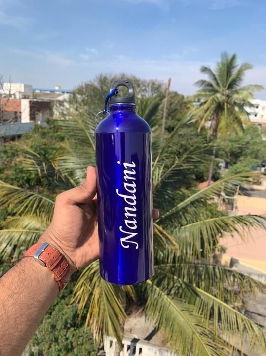 Post image 🔹Product: Metal Bottle 7.0

🔹Scope of name engraved 

🔹Colors : Glossy black , Glossy Red , Glossy Blue 
📦capacity - 750 ML 

🔹Dispatched on 4th working working day post payment
❣️Best for promotional gifting ❣️

Price - Rs.325/- plus shipping

To confirm ur order, pls whatsapp us on 7417755871