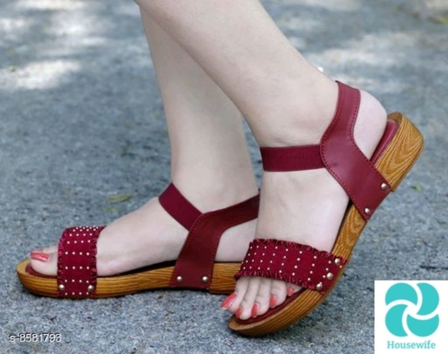 Post image Catalog Name:*Latest Attractive Women Heels &amp; Sandals*
Material: Synthetic
Sole Material : Pu 
Pattern: Solid
Sizes: 
IND-7, IND-6, IND-8, IND-5, IND-4

Dispatch:1 Day

Easy Returns Available In Case Of Any Issue
*Proof of Safe Delivery! Click to know on Safety Standards of Delivery Partners- https://ltl.sh/y_nZrAV3