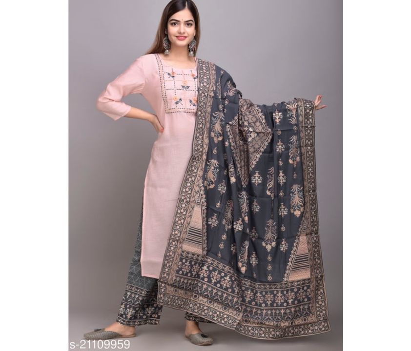 Complete suit  kurti Palazzo duptta uploaded by business on 4/2/2021