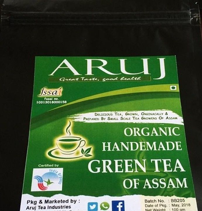 Organic green tea.
100% Natural&Handmade from Assam
50gms & 100gms packet available.taste guaranteed uploaded by business on 7/21/2020