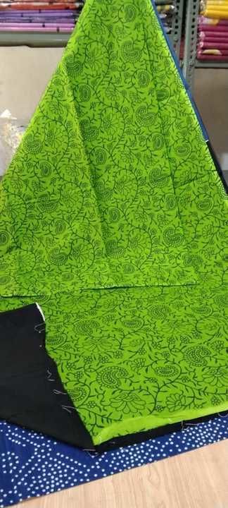 Hand block cotton saree with blouse uploaded by business on 4/2/2021