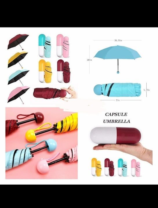 Capsule Umbrella  uploaded by Swastik Exim  on 4/2/2021