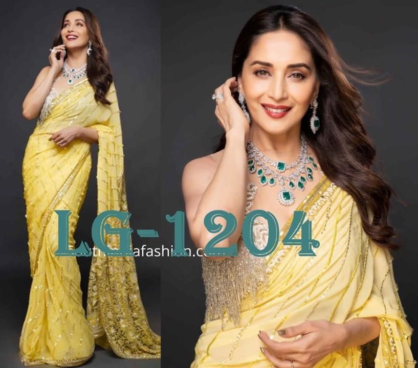 Post image *_NEW PARTY WEAR SEQUANCE WITH EMBROIDERED WORK SAREE WITH HEAVY FULL SEQUENCE BLOUSE🚀 *_


  *Rate : 1800

*SAREE* : GEORGETTE SEQUANCE WORK WITH ON SKIRT SEQUANCE LINE WORK
*SEQUENCE WORK COMES ON PALLU AND EMBROIDERY WORK ON PALLU ALSO*

*BLOUSE* :  BANGLORY SATIN WITH  WORK

😀✅Best quality ever✅😀
 
😋 *👌No Compromise with Quality👌* 😋