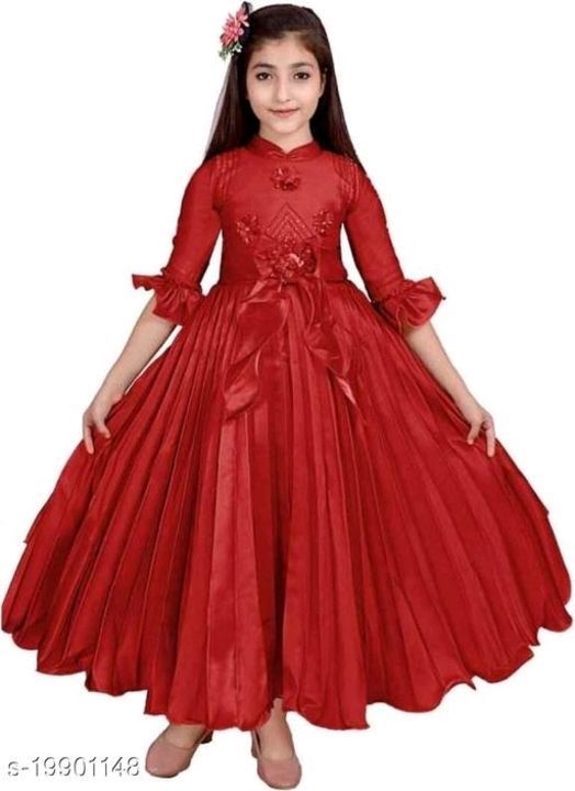 Post image Catalog Name:*Flawsome Stylus Girls Frocks &amp; Dresses*
Fabric: Silk Blend
Multipack: Single
Sizes: 
4-5 Years, 10-11 Years, 3-4 Years, 6-7 Years, 9-10 Years, 7-8 Years
Dispatch: 2-3 Days
Easy Returns Available In Case Of Any Issue
*Proof of Safe Delivery! Click to know on Safety Standards of Delivery Partners- https://ltl.sh/y_nZrAV3