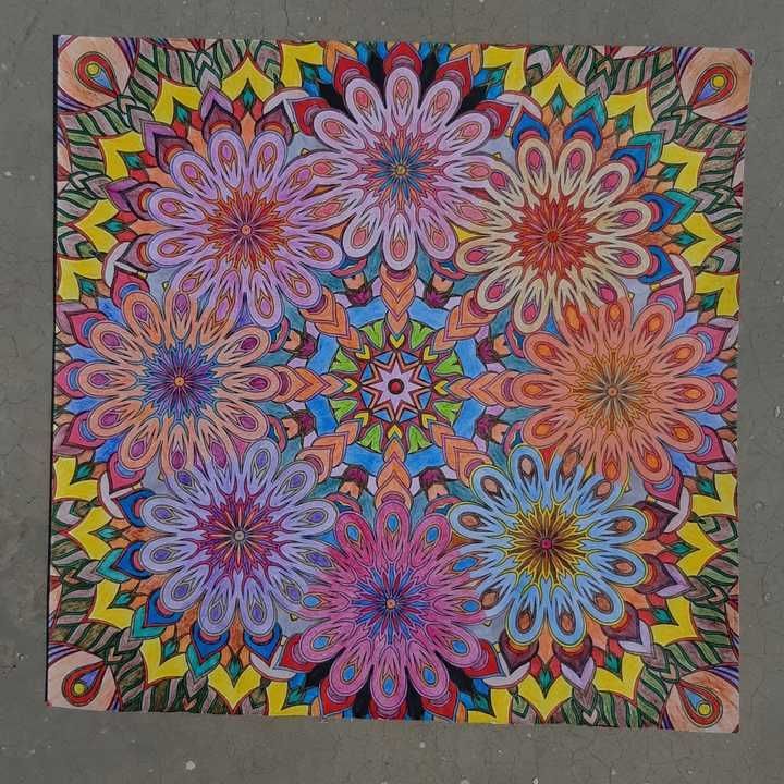 Mandala art  uploaded by Mandala painting  on 4/2/2021