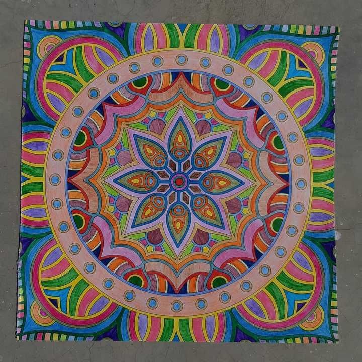 Mandala art  uploaded by Mandala painting  on 4/2/2021