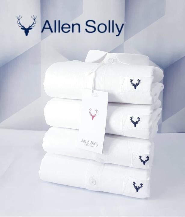 Allen Solly 💯 plain shirt 👕 Full sleeves uploaded by business on 4/2/2021