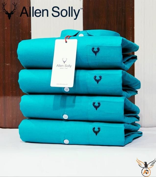 Allen Solly 💯 Cotton plain shirt 👕 Full sleeves.. uploaded by business on 4/2/2021