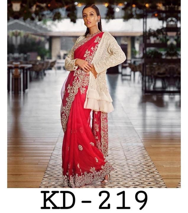 Post image *👩‍🎨  Designer 👩‍🎨 *


             🎗Description 🎗
Looking some one for this same colour beautiful Designer Saree with Koti on premium Gorgette fabric with Embroidery work and Koti with Tafeta silk febric with thred and foil Mirrar work.

💃🏻💃🏻 *Saree*💃🏻💃🏻
Fabric.    :-Gorgette 
Work      :-Embroidery
Cut        :- 5.5 

*👚Blouse * 👚
Fabric.     :- Benglori silk
Work       :- plain
Cut .        :- 0.80cm (Un-Stiched)

🥼*Koti*🥼
Febric.    :-Tafeta silk
Work.      :-Thred with Foil Mirrar
Size.        :- Up to 44(Full-Stitch)


🍀 *Price* 🍀
= *₹1999

✔✔✔✔✔✔✔✔✔✔