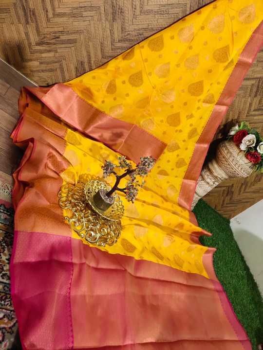 Banarasi Cotton Silk Saree uploaded by Gaushiya silk craft on 4/2/2021