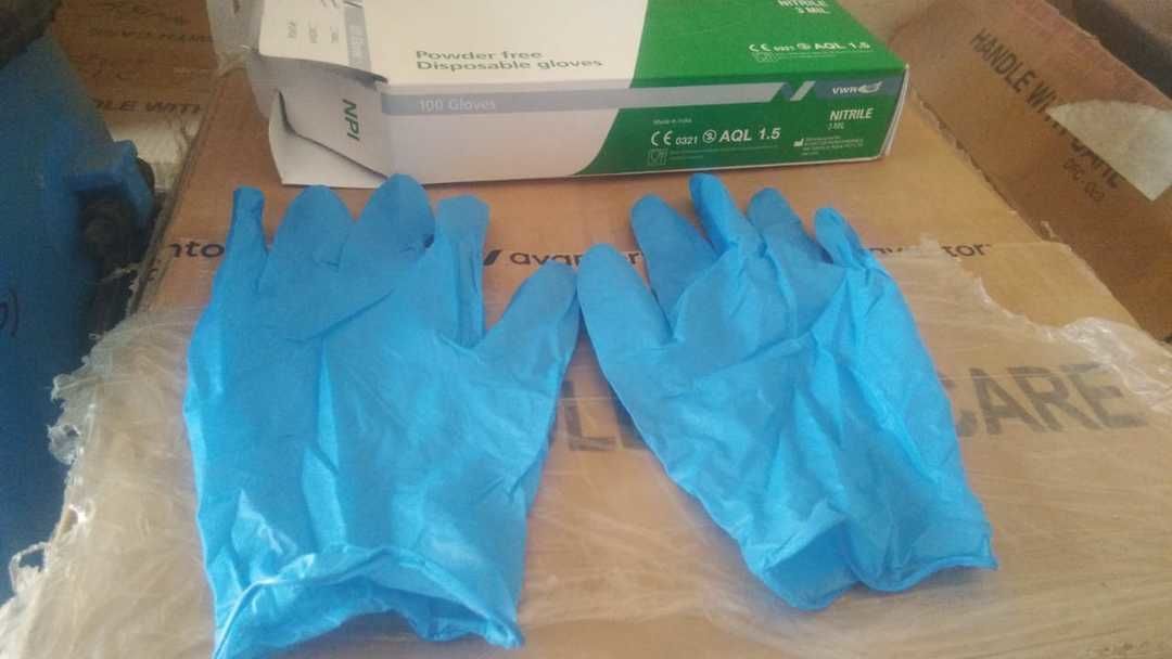 Vwr Nitrile large 3mil gloves ready stock in Hyderabad  uploaded by Sri sai Krishna enterprises on 4/2/2021