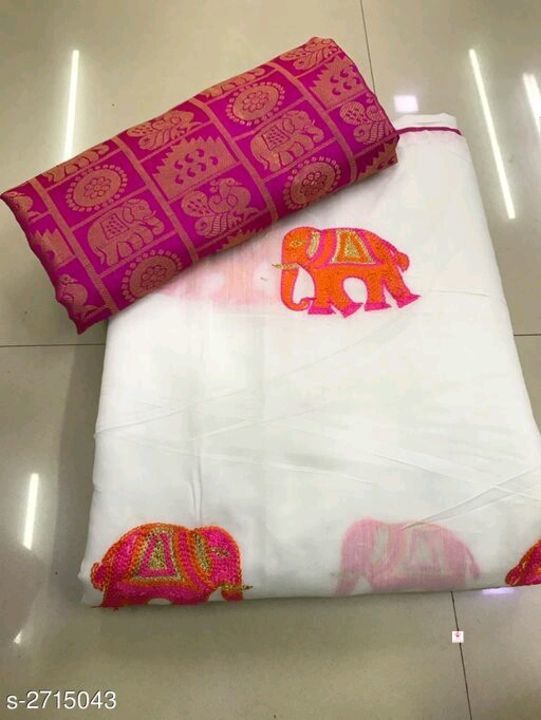 chanderi cotton saree uploaded by business on 4/3/2021