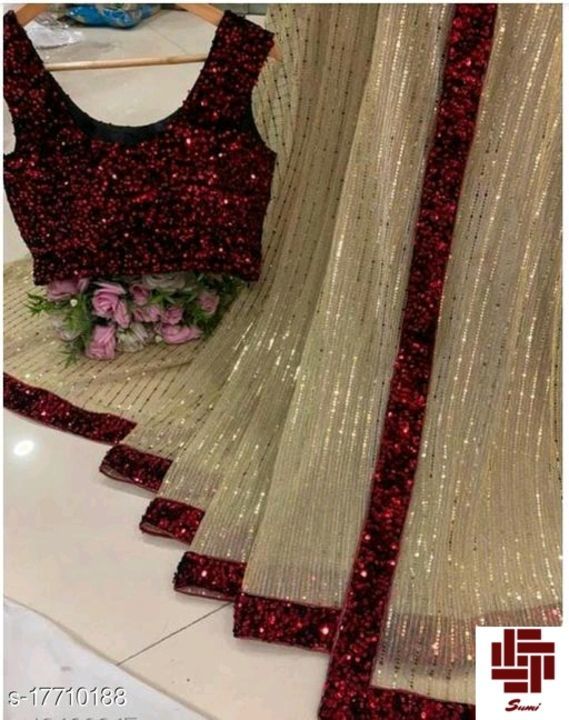 Post image Trendy Voguish Sarees

Saree Fabric: Net
Blouse: Separate Blouse Piece
Blouse Fabric: Velvet
Blouse Pattern: Same as Border
Multipack: Pack of 2
Sizes: 
Free Size (Saree Length Size: 5.5 m, Blouse Length Size: 0.8 m) 

Dispatch: 2-3 Days (2500)