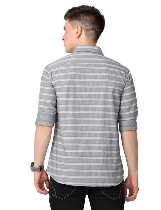 Hades Shark Grey Breton Striped Shirt uploaded by Hades Fashion Enterprises  on 4/3/2021