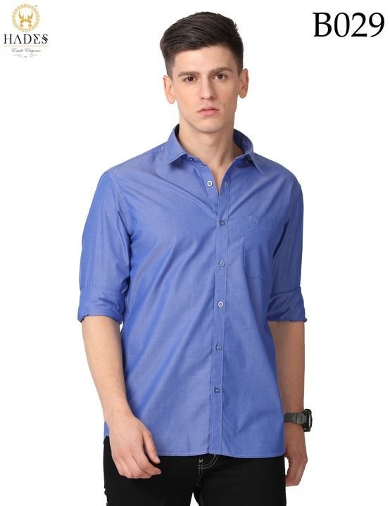 Hades Poplin Royal Blue Shirt uploaded by business on 4/3/2021